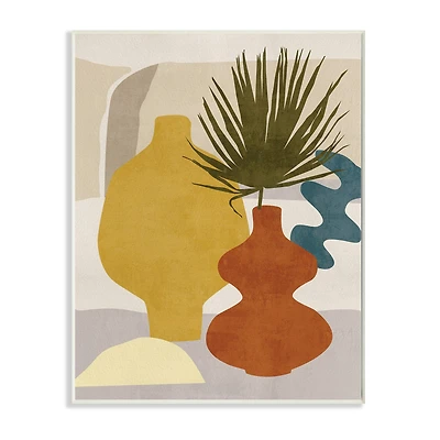 Stupell Industries Desert Summer Abstract Vases Wall Plaque