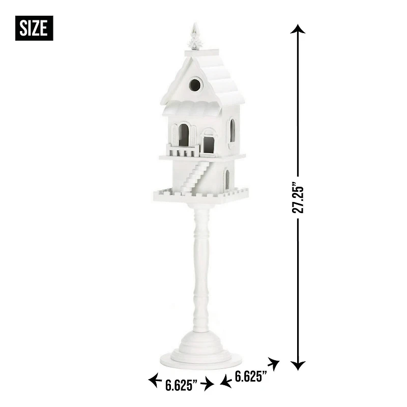 27'' Two Story Pedestal Birdhouse