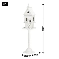 27'' Two Story Pedestal Birdhouse