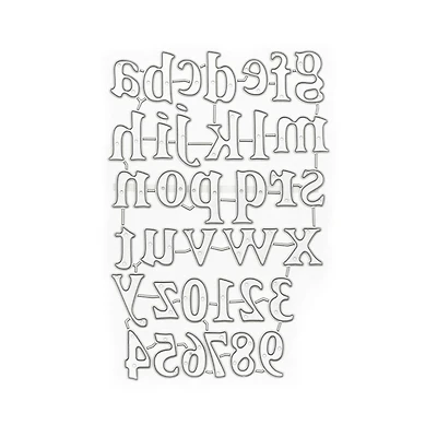 Alphabet & Number Cutting Die by Recollections™