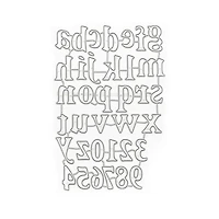 Alphabet & Number Cutting Die by Recollections™