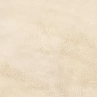 Faux Fur Round Tree Skirt - 84“ - White