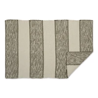 DII® Artichoke Variegated Stripe Recycled Yarn Rug Set, 2ft. x 3ft.