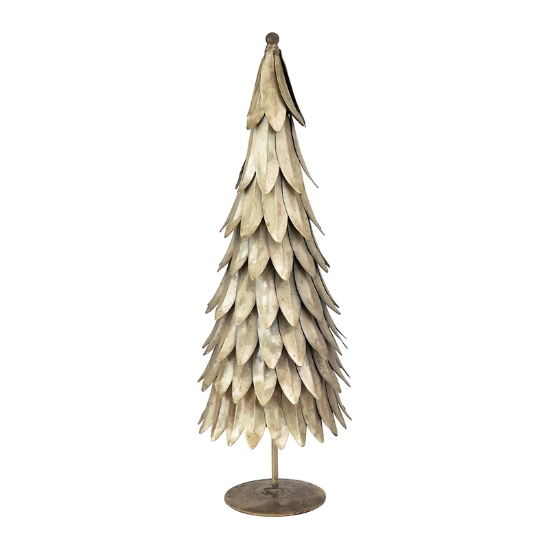 Hello Honey® 18" Antique Brass Metal Christmas Tree Décor