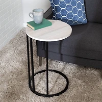 6 Pack: Honey Can Do 16" Natural Round C End Table