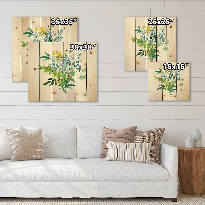 Designart - Meadow Flowers Garland