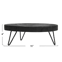 Hello Honey® Decorative Paulownia Wood Pedestal