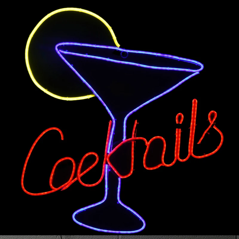 23" LED Cocktails Sign