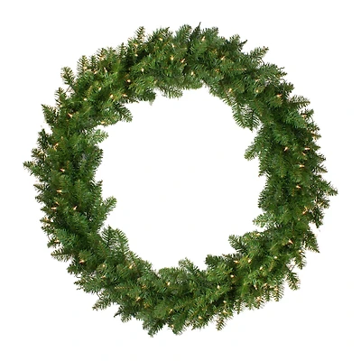 4ft. Pre-Lit Eastern Pine Artificial Christmas Wreath