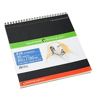 6 Pack: Global Art Handbook Drawing Pad, 8" x 8"
