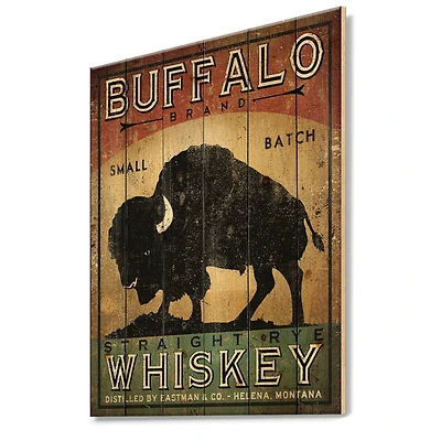Designart - Vintage Buffalo Whiskey