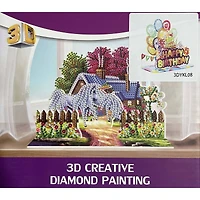 Sparkly Selections Happy Birthday 3D Decoration Diamond Painting