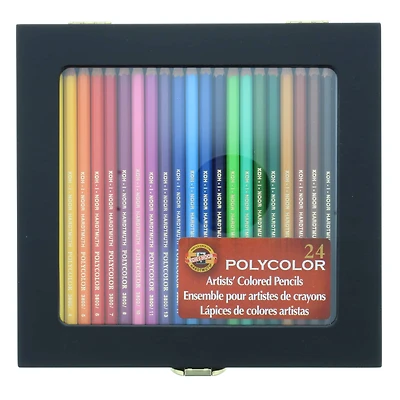 Koh-I-Noor® Polycolor Artists' Colored Pencil Wooden Box Set
