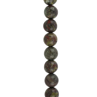 Matte Dragon Blood Round Beads, 8mm by Bead Landing™