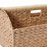 Household Essentials 16" Wide Cattail Woven Magazine Rack