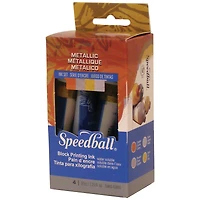 Speedball® Metallic Block Printing Ink Set