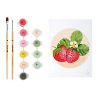 Strawberries Paint-by-Number Framed Mini Kit by Artist's Loft®