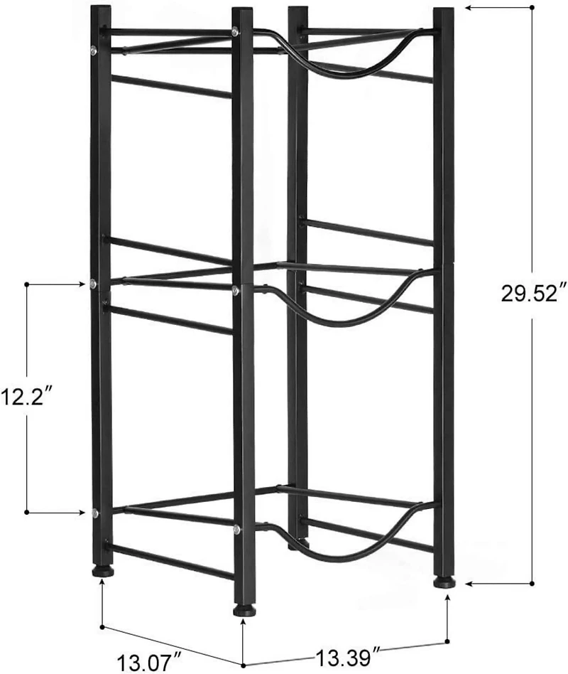 NEX™ 3-Tier 5-Gallon Water Bottle Storage Rack