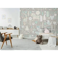 Origin Murals Scandinavian Forest Animals Wall Mural