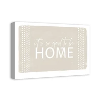 Good To Be Home 24" x 16" Canvas Wall Art