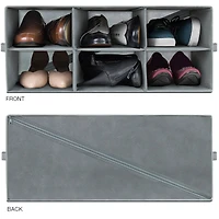 Sorbus 25" Gray Shoe Organizer Bin