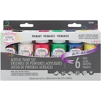 Testors® Craft Primary Matte Acrylic Paint Set