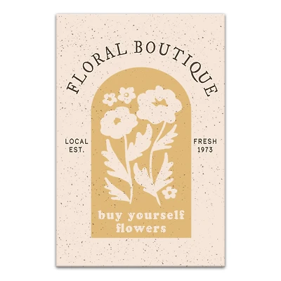 Floral Boutique 16" x 24" Canvas Wall Art