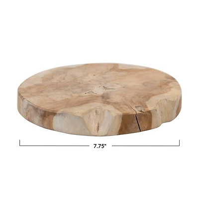 Hello Honey® 8" Teakwood Cheese/Cutting Board