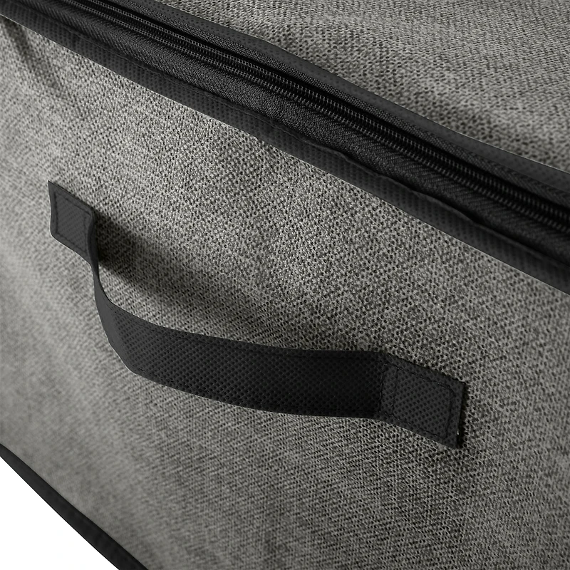 Simplify Black Blanket Storage Bag Set