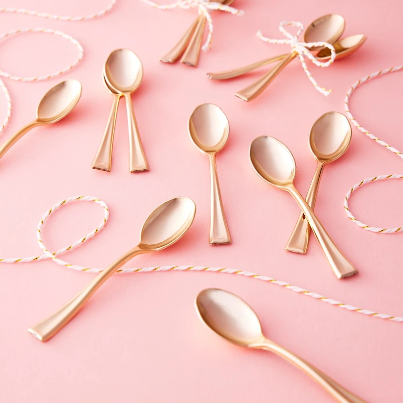 Gold Mini Spoons by Celebrate It™, 24ct.