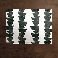 Monochromatic Stacked Bowls Cotton Twill Placemat