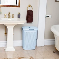 Mind Reader 60L Hamper Laundry Basket with Cutout Handles