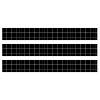 Creative Teaching Press® Core décor Window Pane on Black EZ Border, 48ft. Per Pack, 3 packs