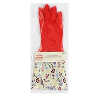 Orange Fall Rubber Cleaning Gloves by Fab Finds