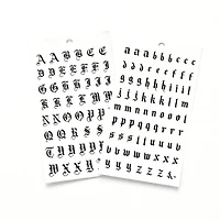Black Gothic Letter Stickers by Recollections™