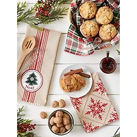 DII® Assorted Noel Tree Dishtowel Set