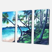 Designart - Tropical Beach In Summer Paradise