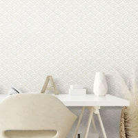 RoomMates Coastal Scallop Peel & Stick Wallpaper