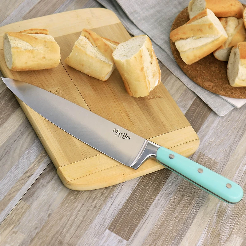 Martha Stewart Mint 8" Stainless Steel Chef Knife