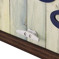 Rustic Coastal Ahoy Framed Coat Rack