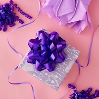 5.75" Purple Lacquer Gift Bow by Celebrate It™