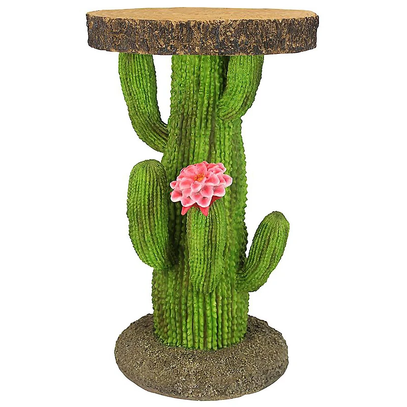 Design Toscano 20.5" Saguaro Cactus Arizona Desert Sculptural Table