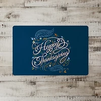 Happy Thanksgiving Script Floor Mat