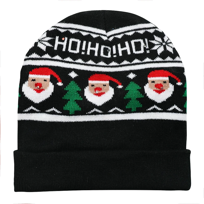Ho! Ho! Ho! Santa Light Up Beanie by Celebrate It™