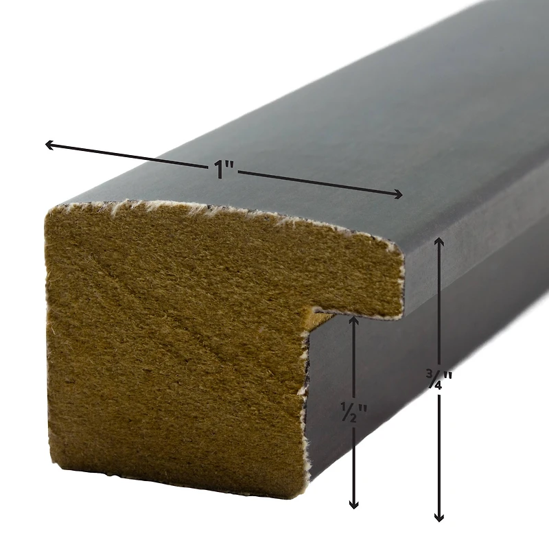 Craig Frames 4 Pack: Contemporary Brazilian Walnut Picture Frame with Mat