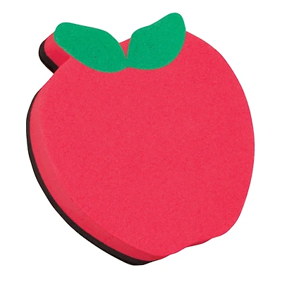 Ashley Productions Magnetic Whiteboard Eraser, Apple, 6ct.