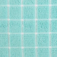 DII® Aqua Combo Windowpane Dishcloths, 6ct.