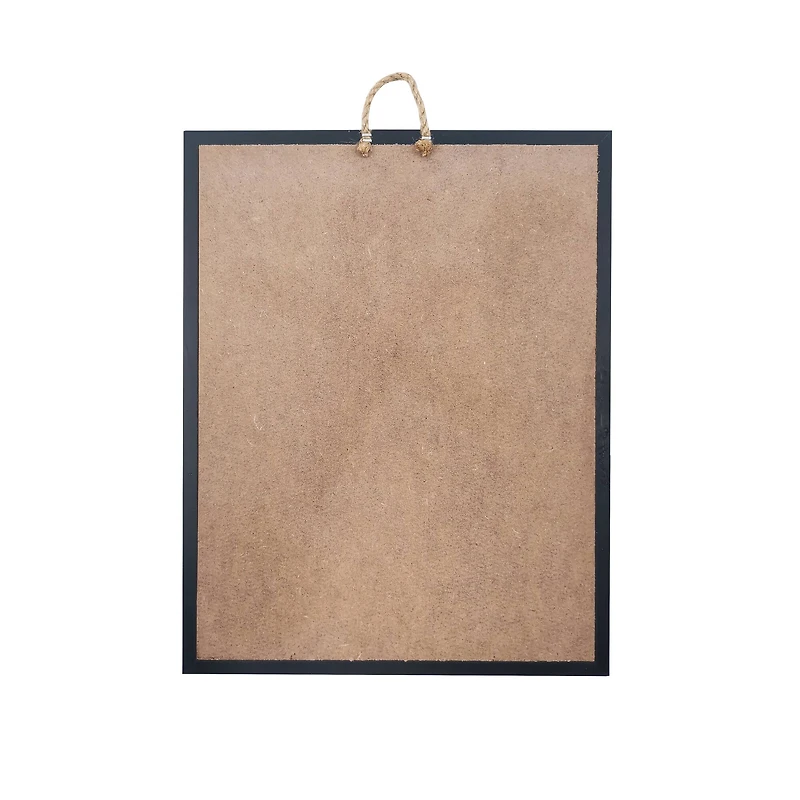 6 Pack: 8" x 10" White Plaque with Black Frame by Make Market®