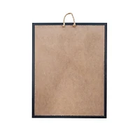 6 Pack: 8" x 10" White Plaque with Black Frame by Make Market®