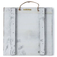 10" x 10" Whitewashed Wood Square Plaques by Make Market®, 2ct.
